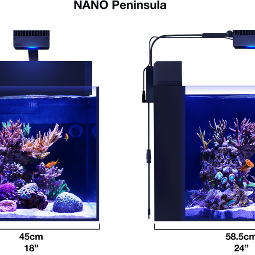 Red Sea Max Nano Peninsula with ReefLED50 - White Cabinet